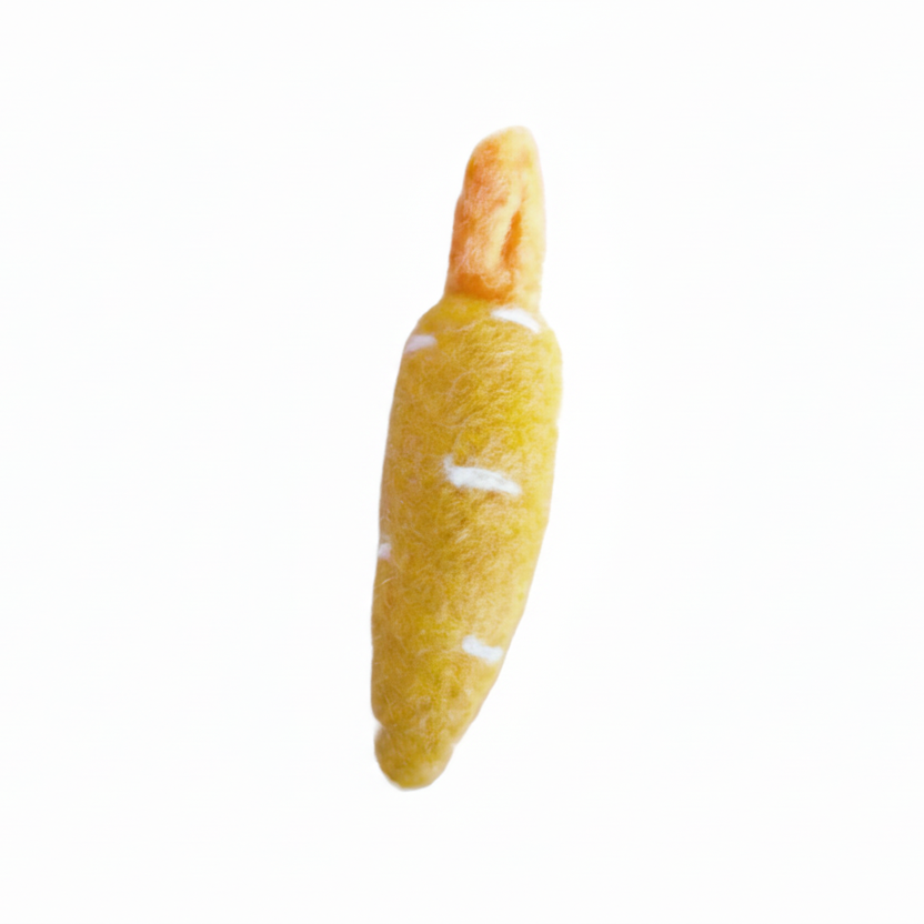 Fairtraid Felt Mini Coloured Carrot
