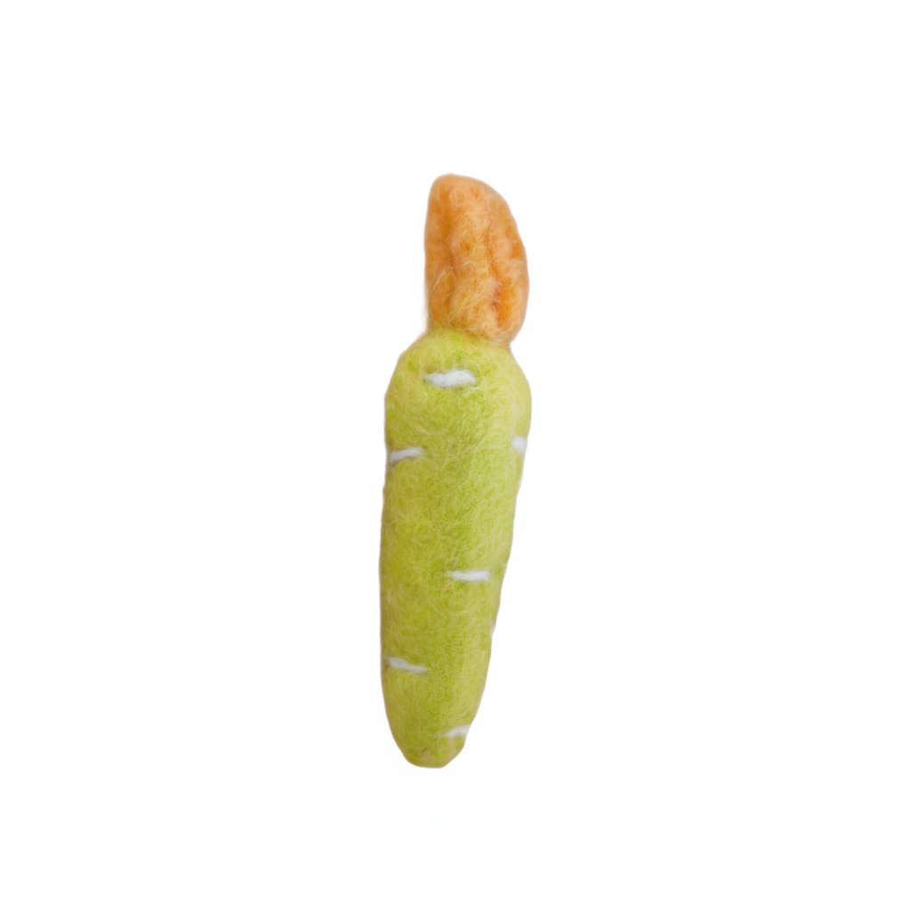 Fairtraid Felt Mini Coloured Carrot