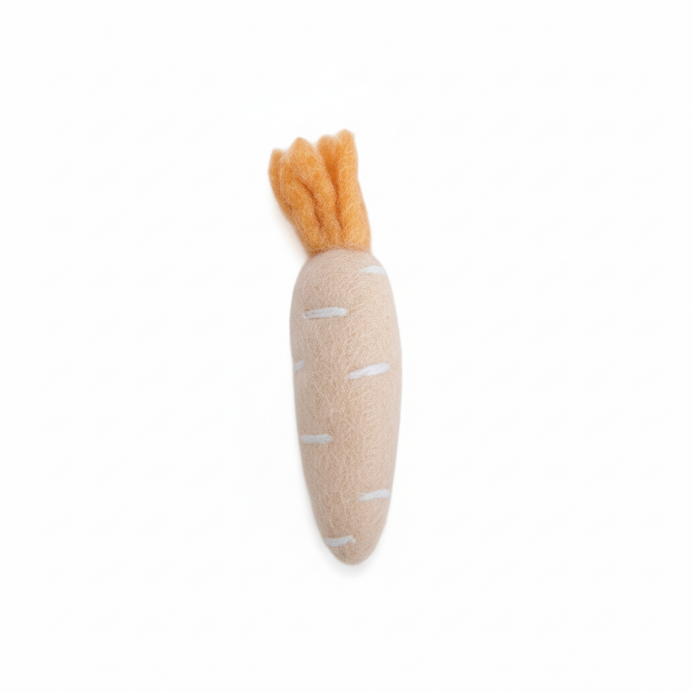 Fairtraid Felt Mini Coloured Carrot