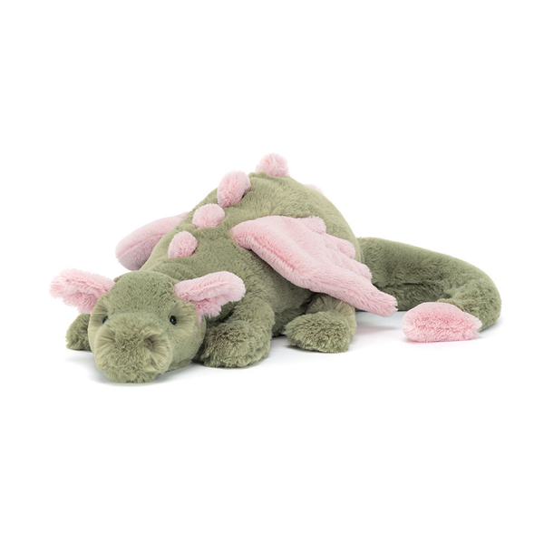 Jellycat Malachy Olive Dragon