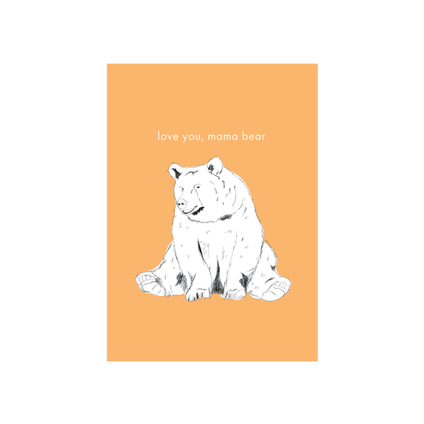 Iko Iko Animal Pun Mum Card Mama Bear