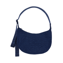 Baggu Medium Nylon Crescent Bag Navy