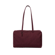 Baggu Medium Nylon Bowler Bag Mahogany