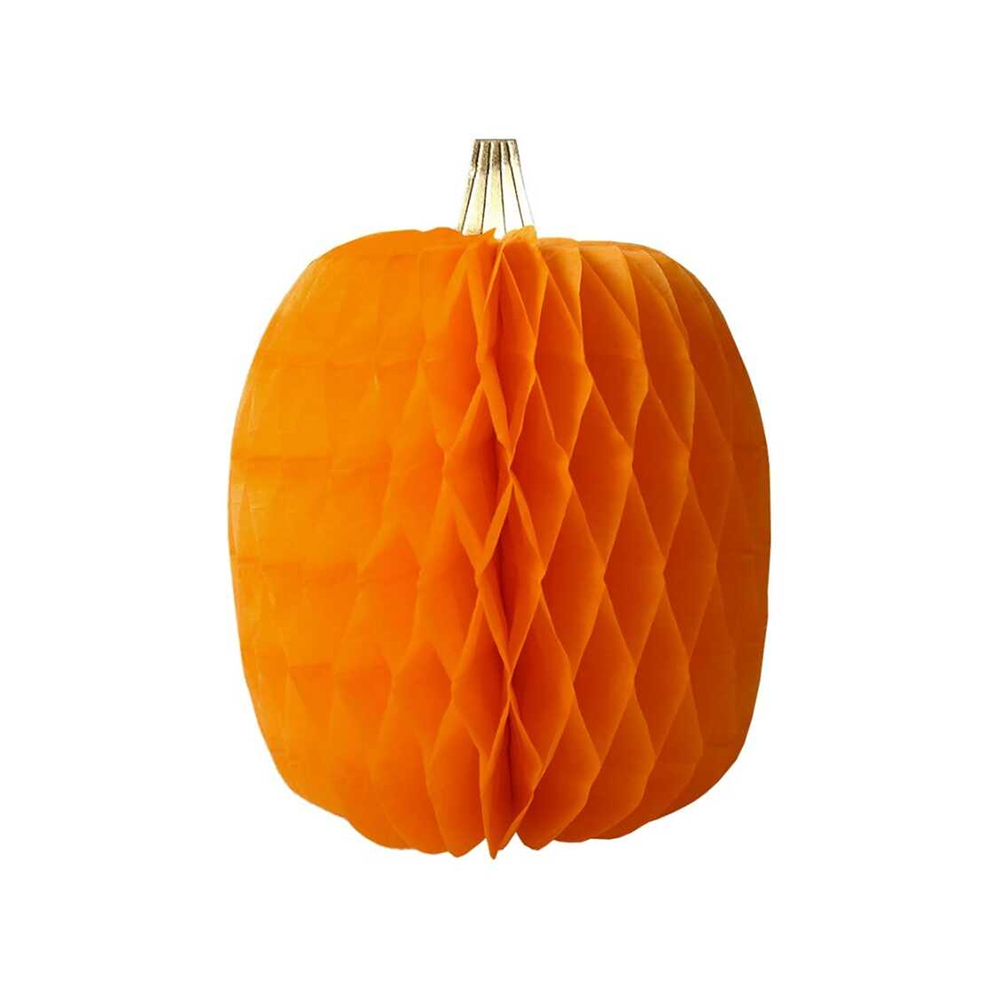 Meri Meri Honeycomb Paper Pumpkin Assorted