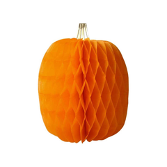 Meri Meri Honeycomb Paper Pumpkin Assorted