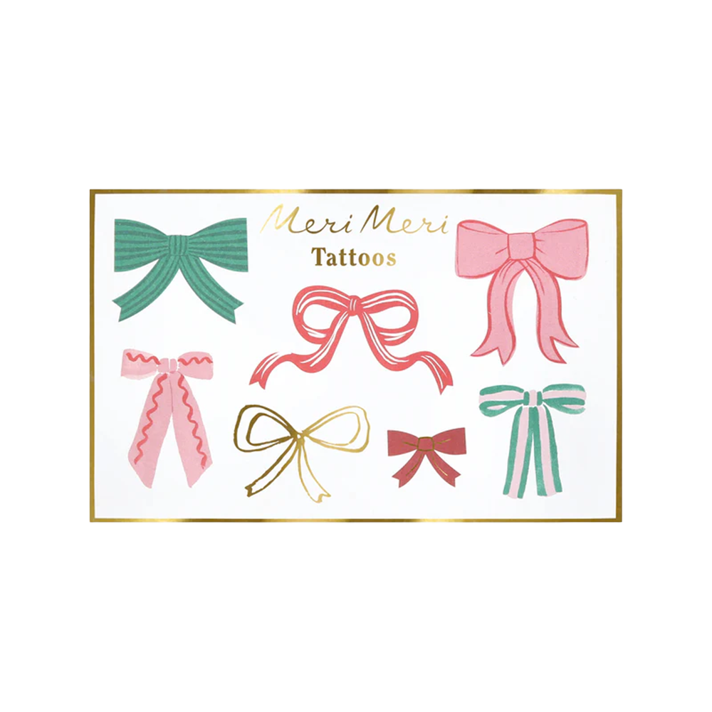 Meri Meri Tattoos Festive Bows