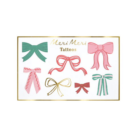 Meri Meri Tattoos Festive Bows