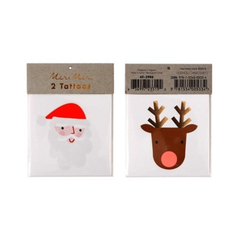 Meri Meri Tattoos Christmas Santa Reindeer