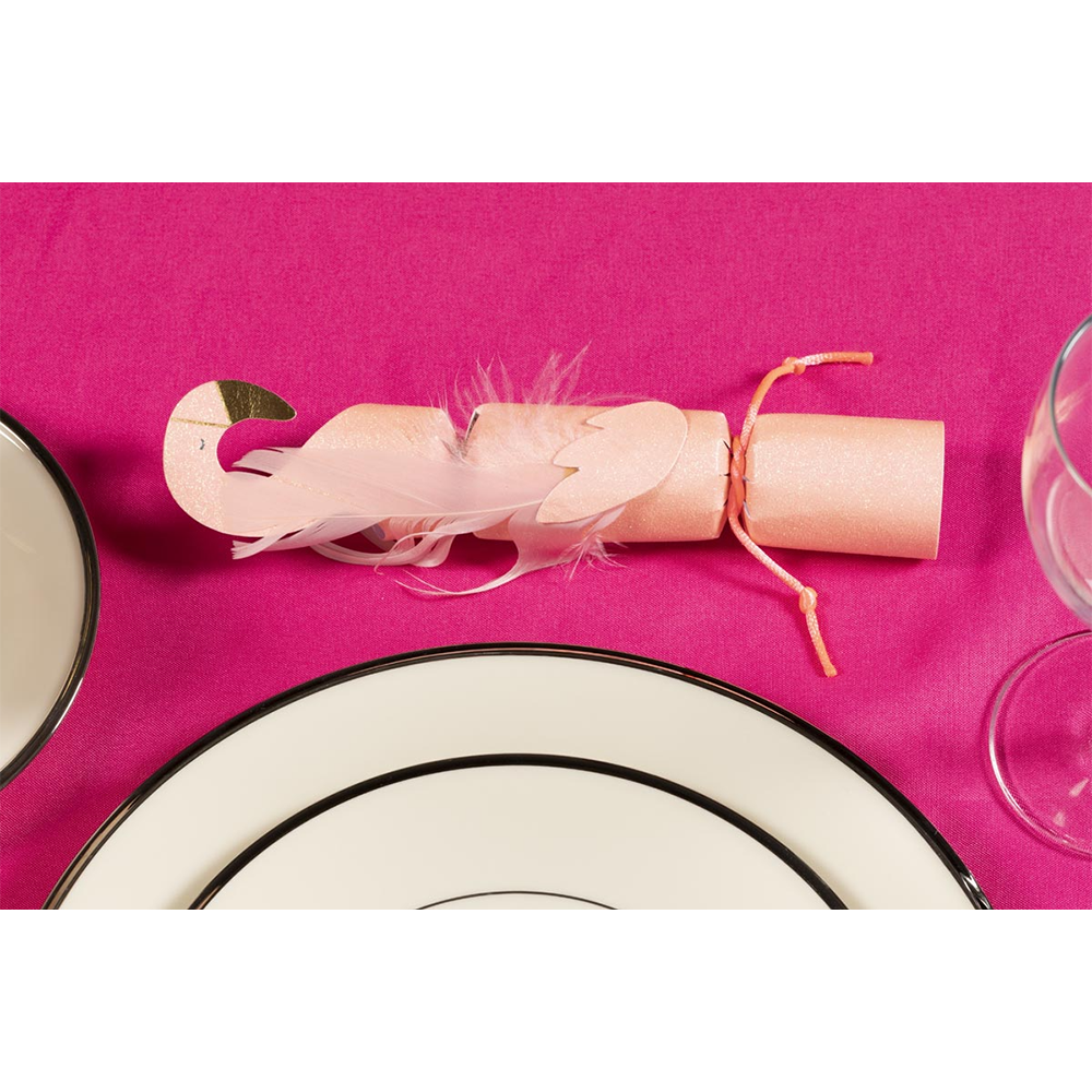 Meri Meri Christmas Crackers Pack of 6 Flamingo