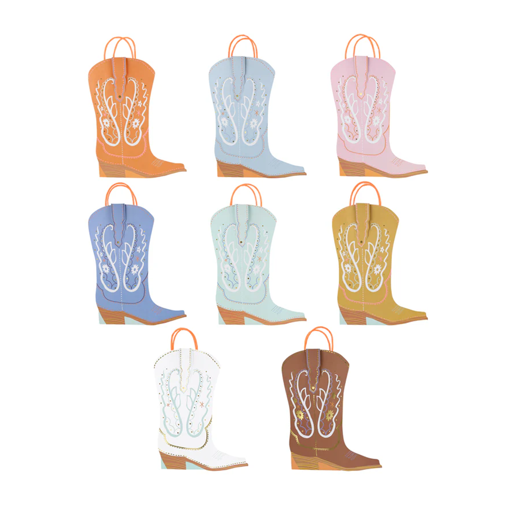 Meri Meri Gift Bag Western Cowboy Boot Assorted