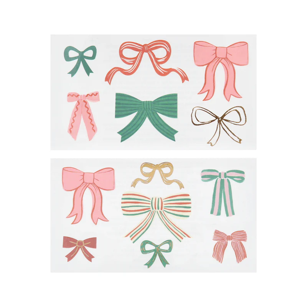 Meri Meri Tattoos Festive Bows