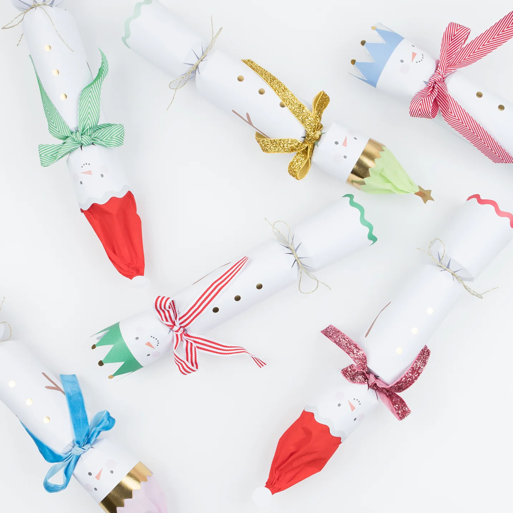 Meri Meri Christmas Crackers Snow People Pack of 6