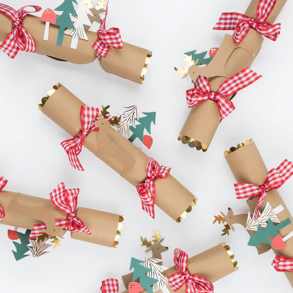 Meri Meri Christmas Crackers Woodland Stand Up Pack of 6