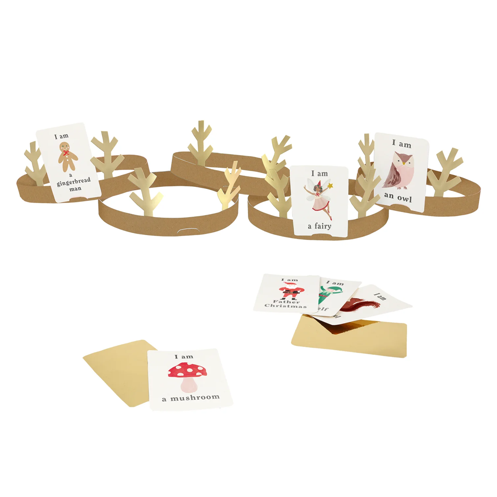 Meri Meri Christmas Crackers Woodland Stand Up Pack of 6