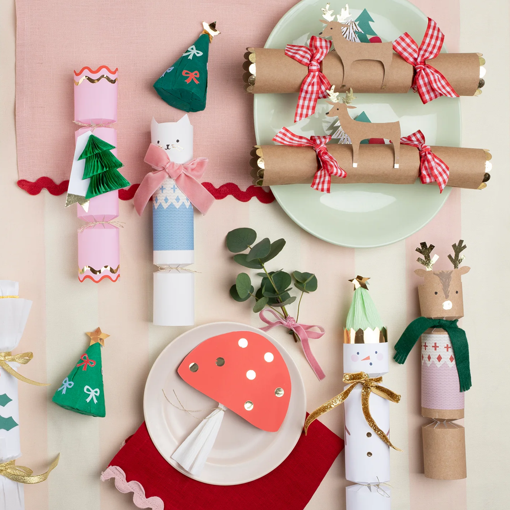 Meri Meri Christmas Crackers Woodland Stand Up Pack of 6