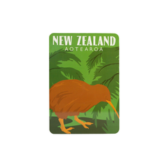 Moana Road Metal Postcard Kiwi