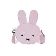 Engelite x Miffy Canvas Crossbody Bag Ears Pink