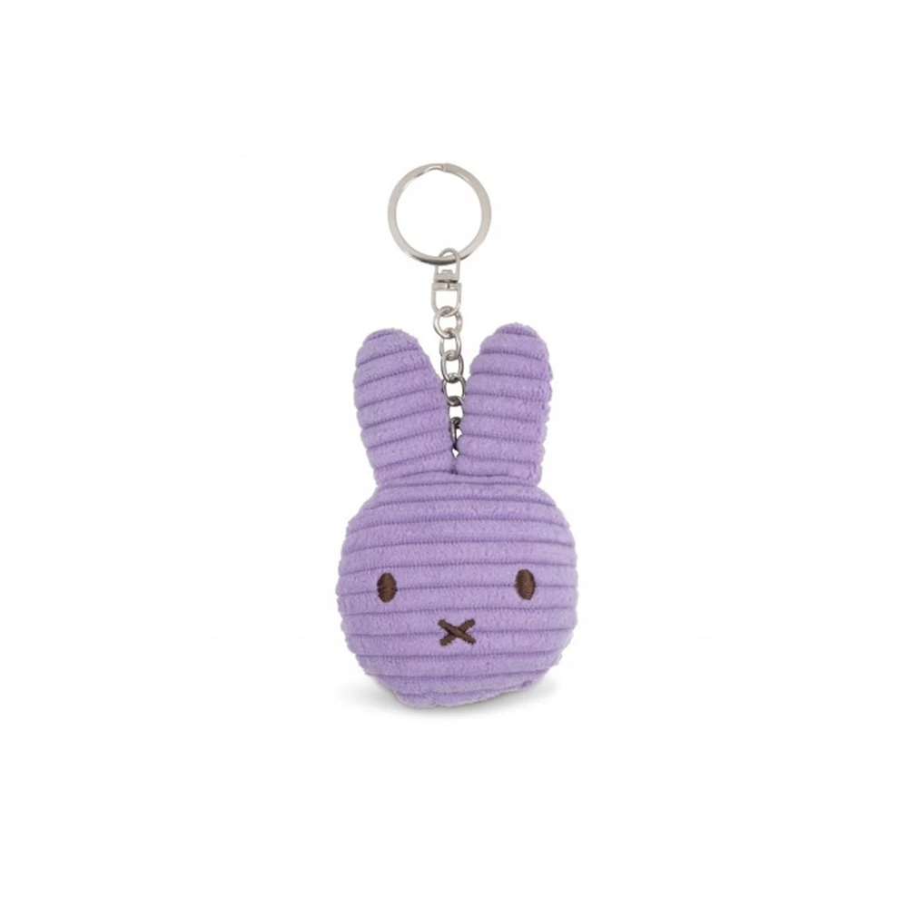 Bon Ton Toys x Miffy Keychain Corduroy Face Lilac
