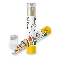 Nijntje Miffy Colourd Pencils and Sharpener DC