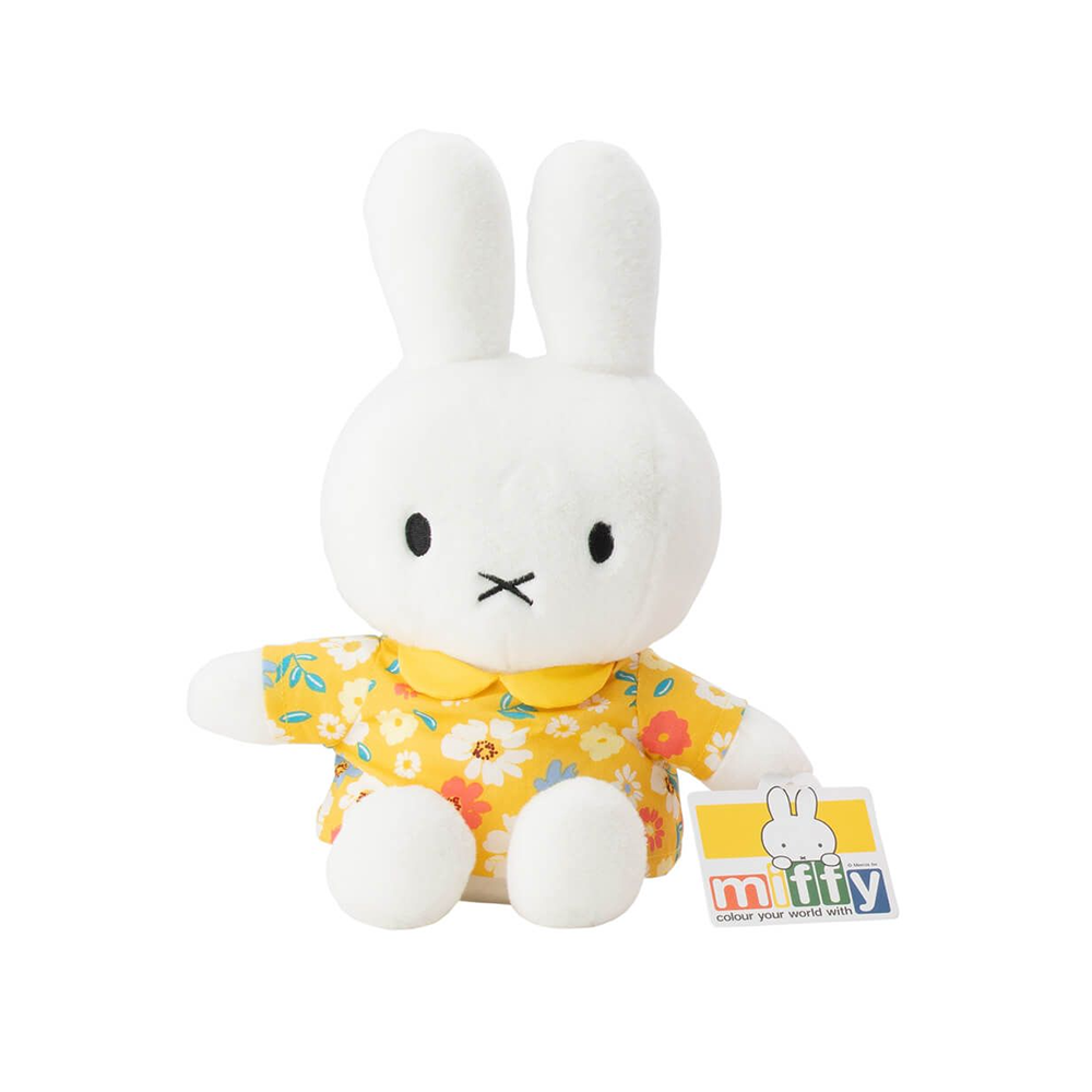 Miffy Plush Toy Floral Yellow Dress 29cm