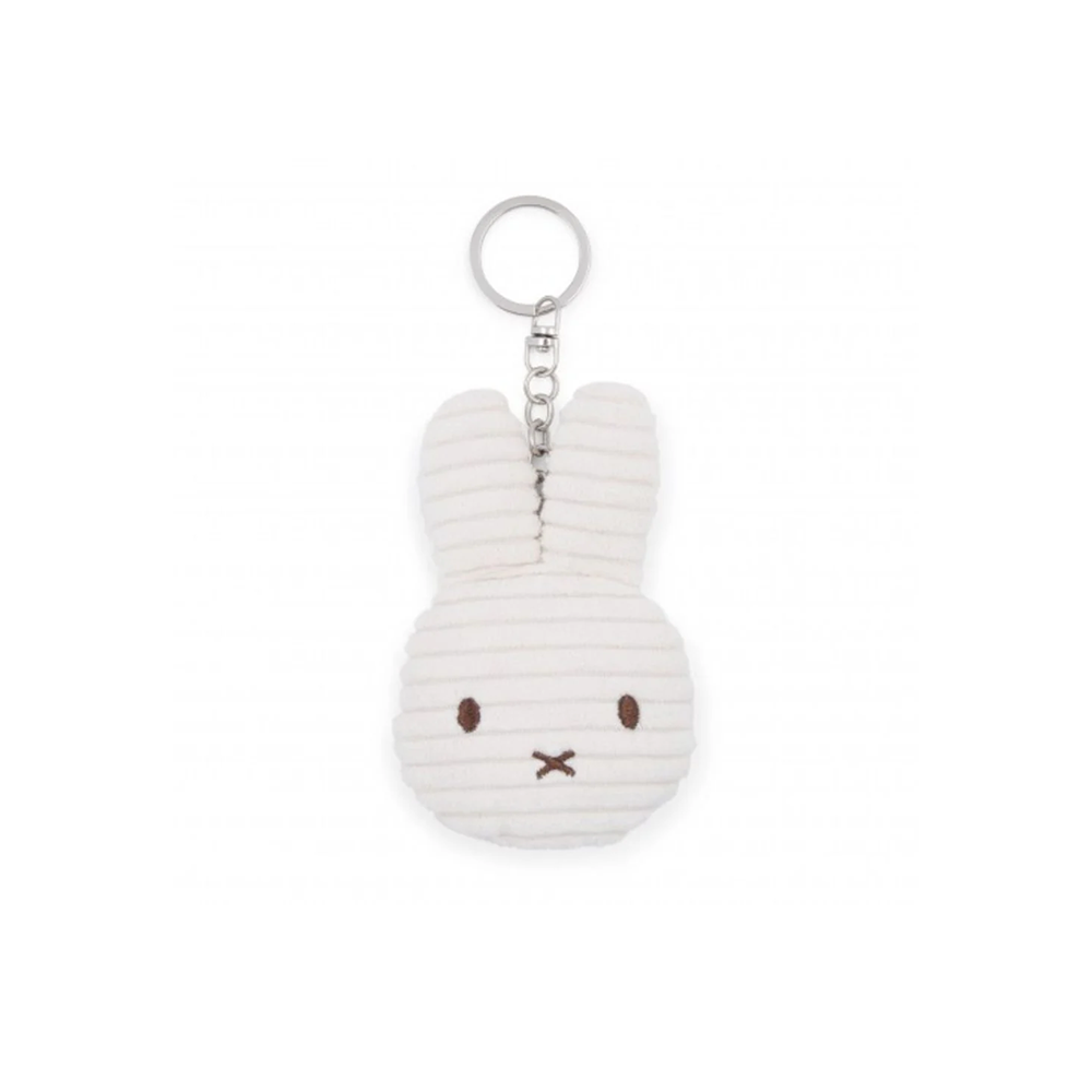 Bon Ton Toys x Miffy Keychain Corduroy Face Off White