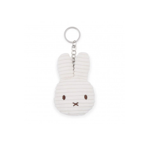 Bon Ton Toys x Miffy Keychain Corduroy Face Off White