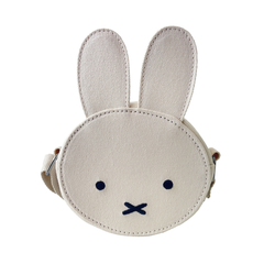 Engelite x Miffy Canvas Crossbody Bag Ears Off white