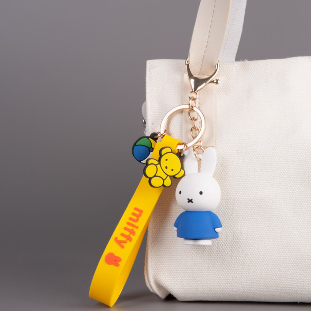 Miffy Classic Pendant Keyring Blue
