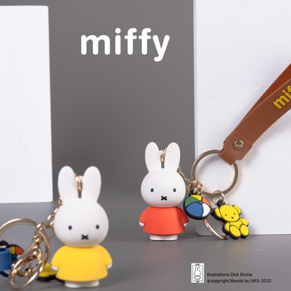 Miffy Classic Pendant Keyring Yellow