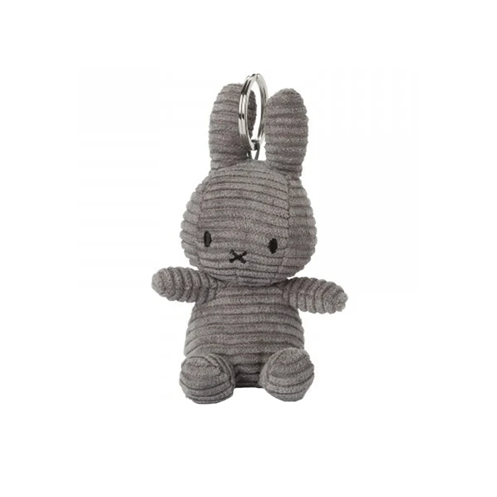Bon Ton Toys x Miffy Keychain Corduroy Doll Grey