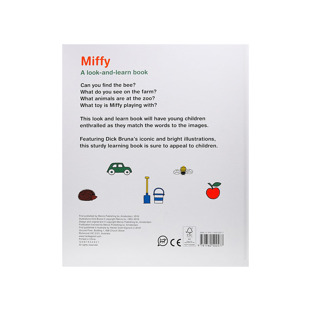Miffy Look and Learn Board Book