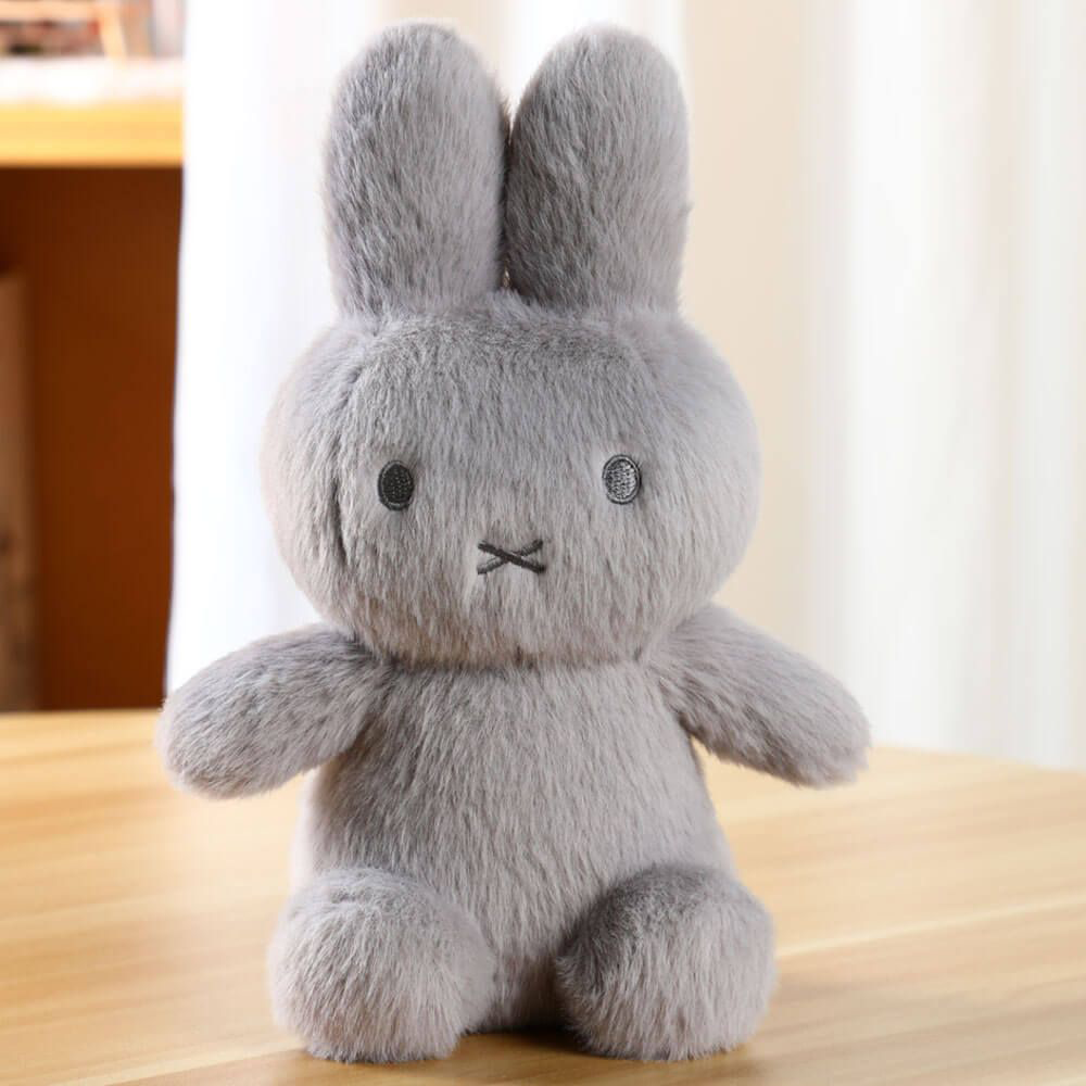 Miffy Plush Toy Grey 25cm