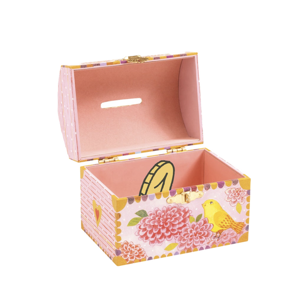 Djeco Lockable Money Box Birds