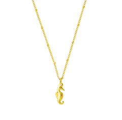 Iko Iko Necklace Seahorse Gold
