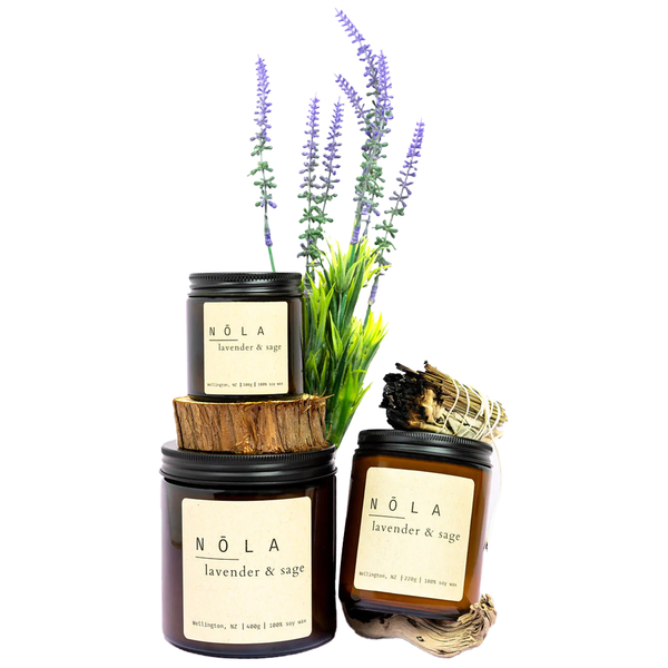 Nola Candle 400g Lavender & Sage