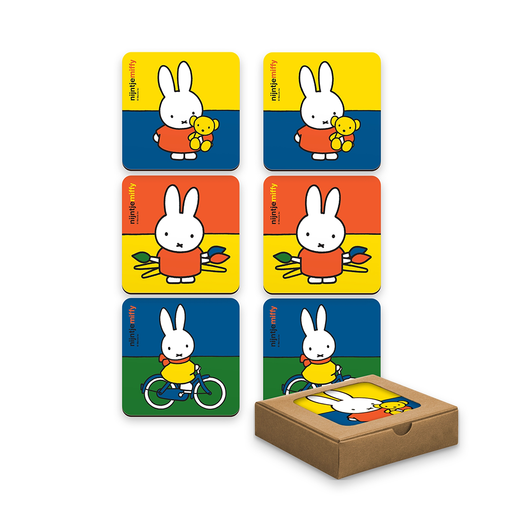 Nijntje Miffy Coasters Set of 6