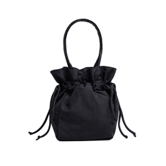 Baggu Nylon Drawstring Bag Black