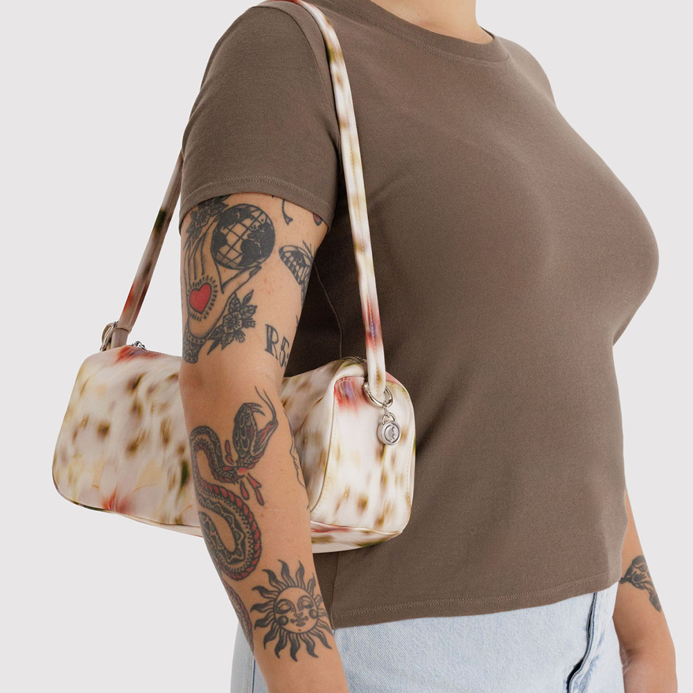 Baggu Nylon Loaf Bag Abstract Floral