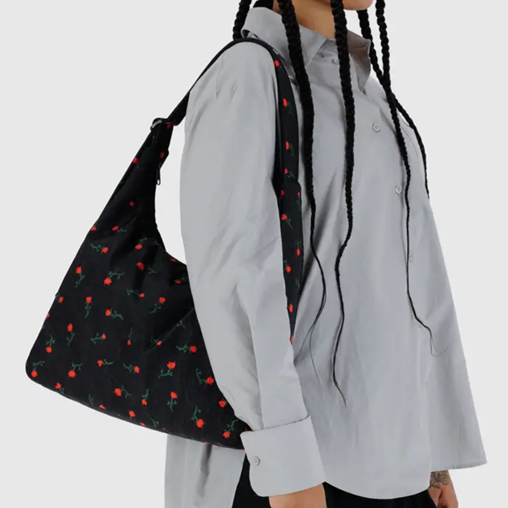 Baggu Nylon Shoulder Bag Painted Wildflower