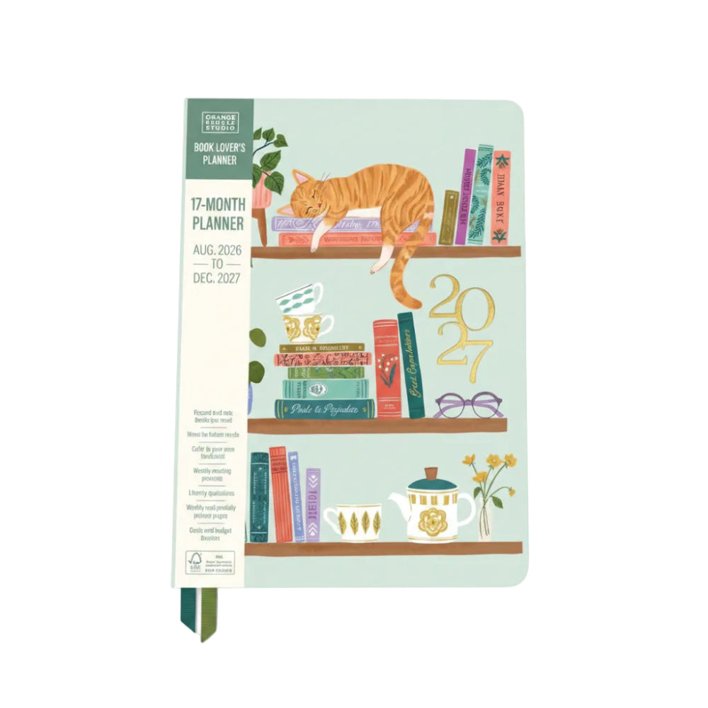 Orange Circle Studio 2027 Clara Clothbound Planner Library Catalog