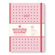 Saturday Sundae 2027 Weekly Planner Sprinkles Bubble Gum