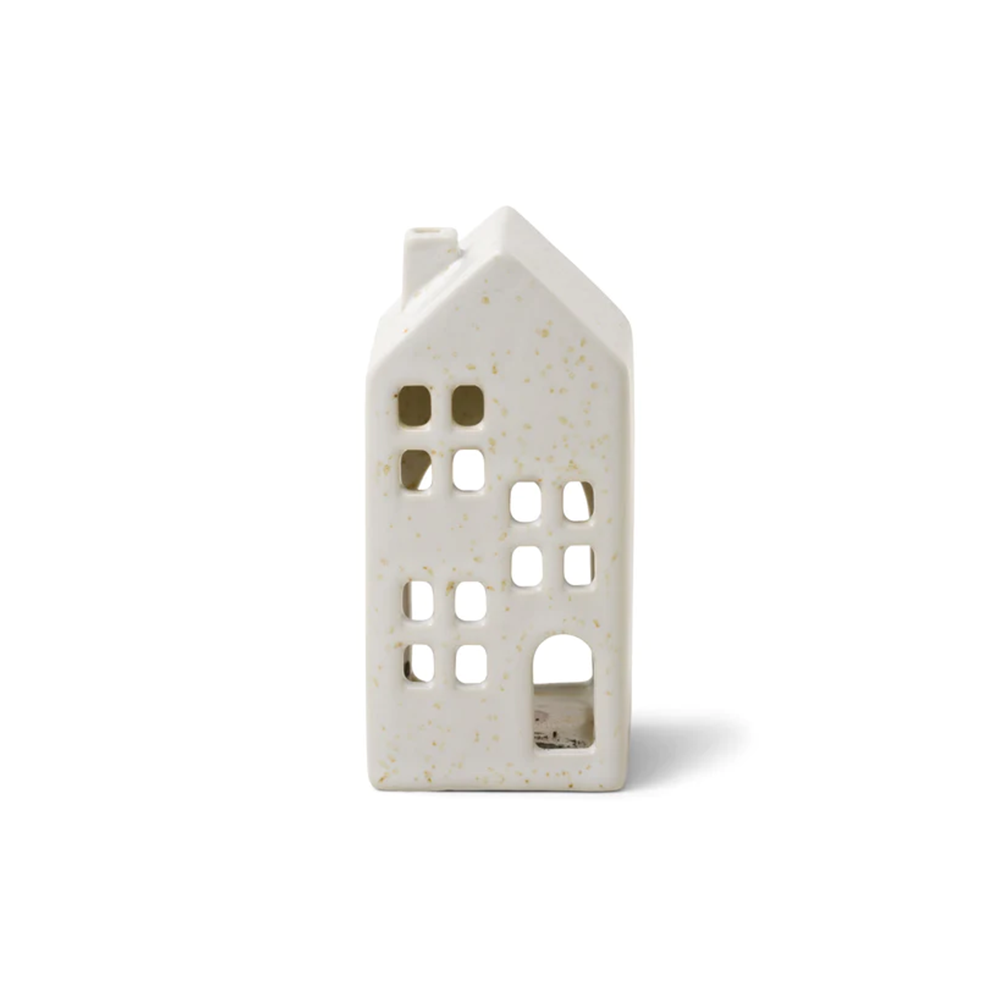 Paddywax Townhouse Ceramic Incense Holder with 20 Cones Teakwood Tobacco