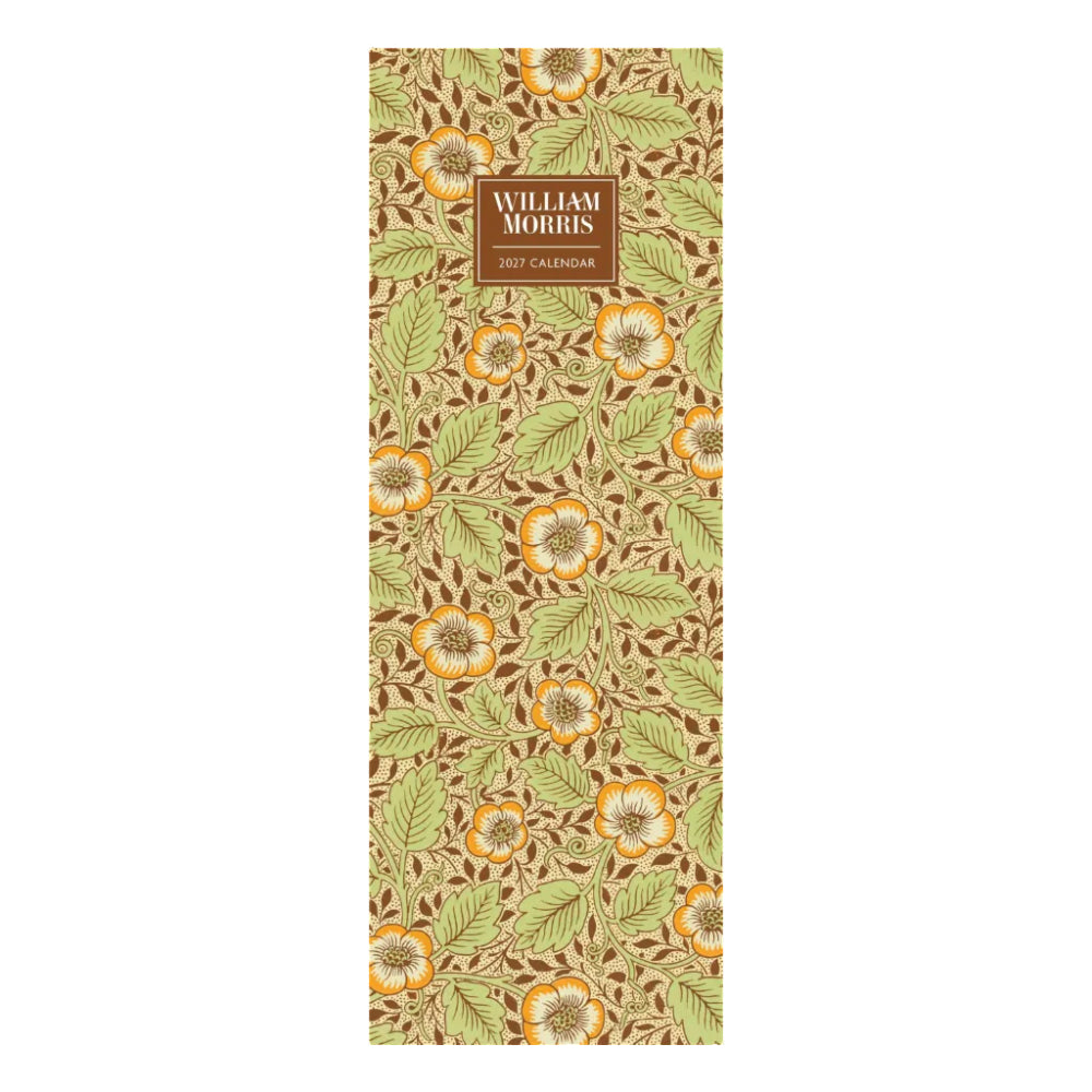 Portico Designs 2027 Slim Wall Calendar;William Morris