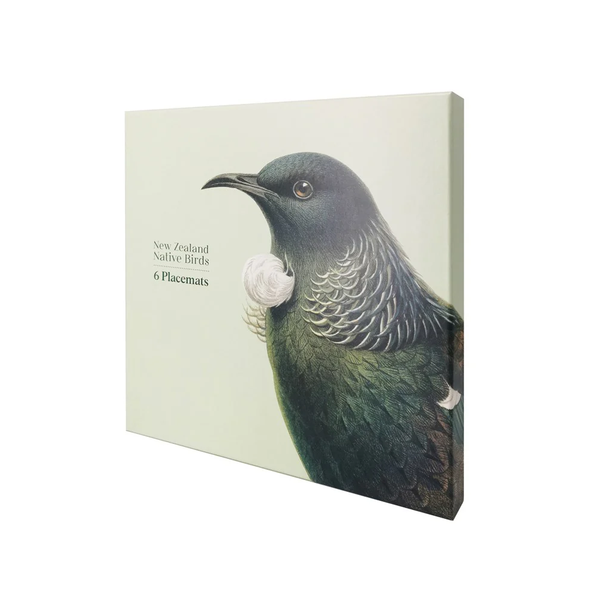 100% NZ Hushed Birds Set of 6 Placemats