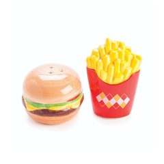 Flavour Mates Burger & Fries Salt & Pepper Set