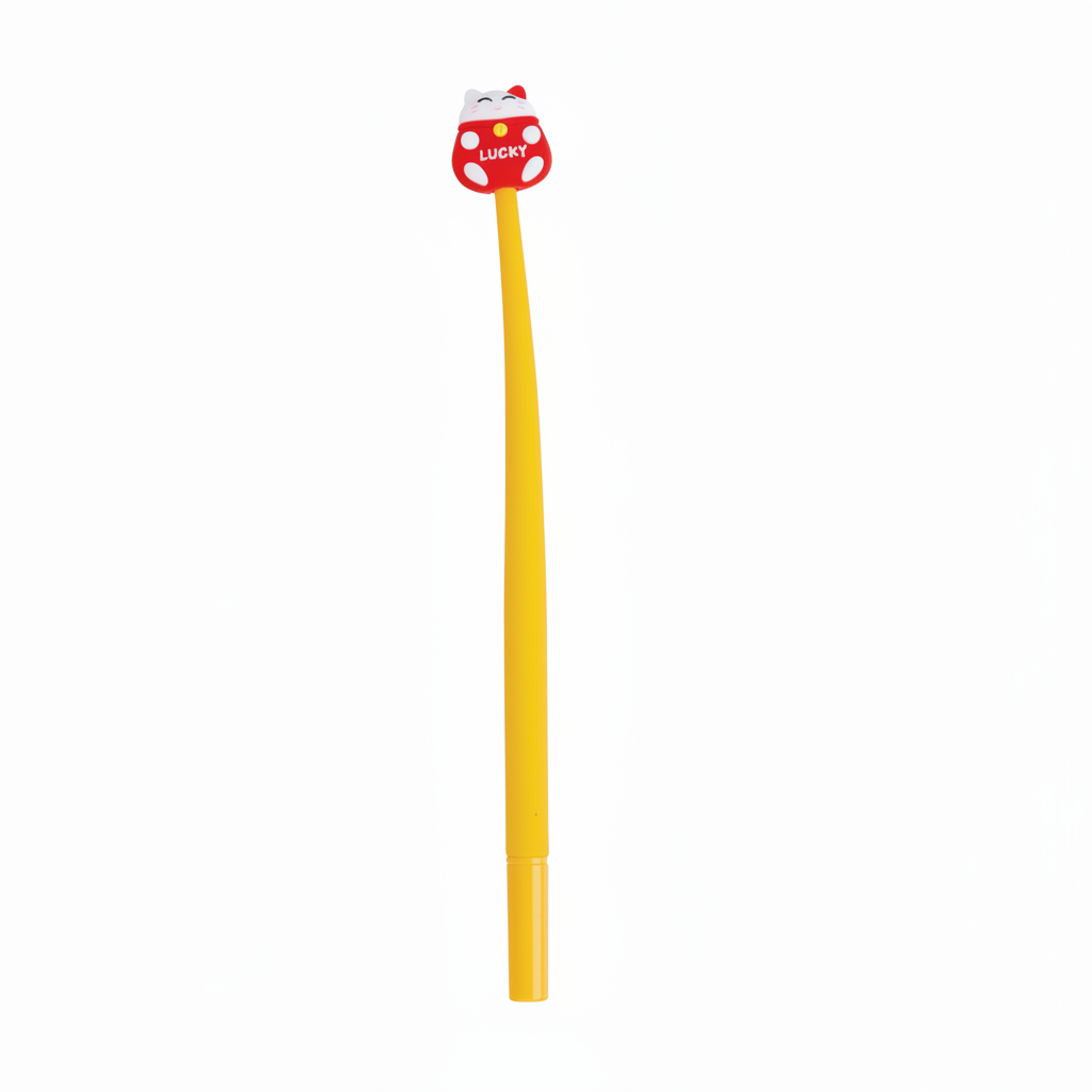Wiggle Lucky Kitty Gel Pen Assorted