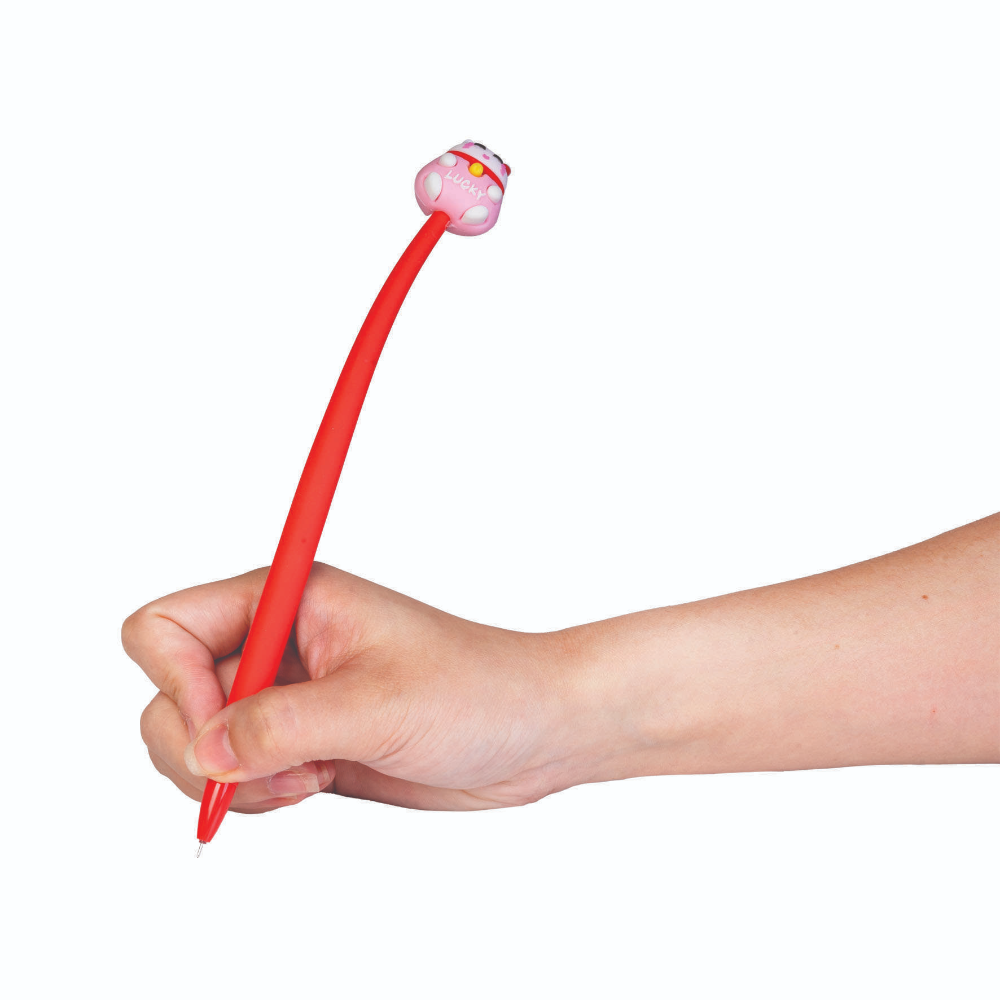 Wiggle Lucky Kitty Gel Pen Assorted