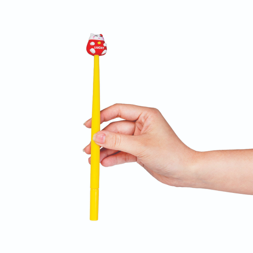 Wiggle Lucky Kitty Gel Pen Assorted