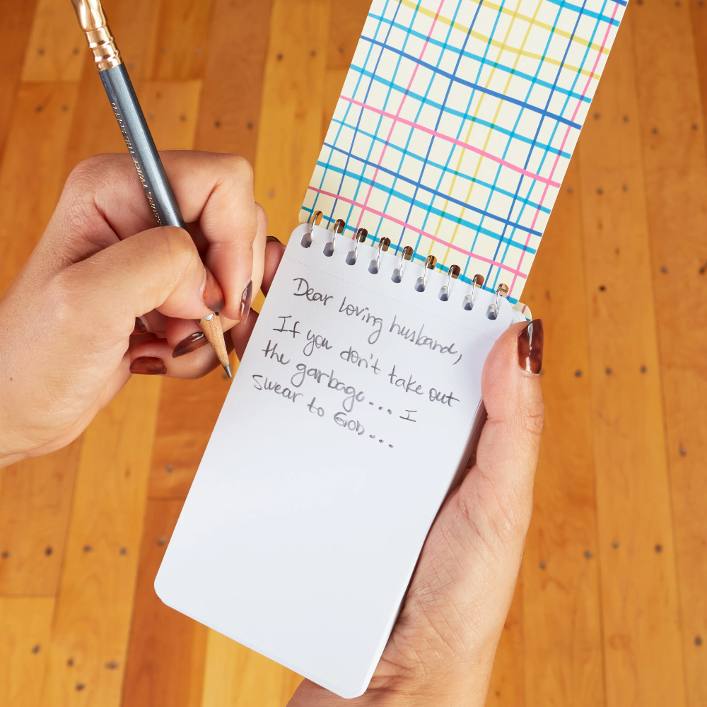 Blue Q Spiral Notepad Sweet Reminders