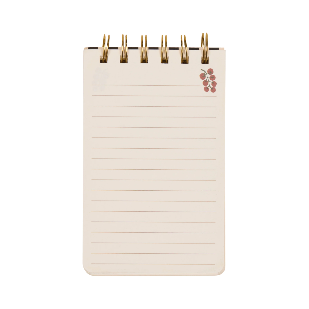 Designworks Ink Twin Wire Notepad Tomato
